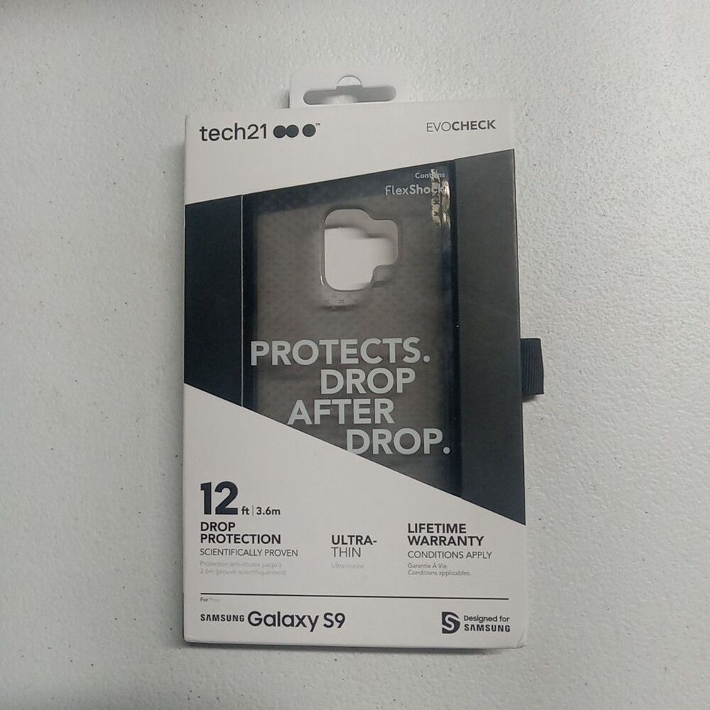 Tech21 EVO Tactical  12ft  Drop Protection Case For Samsung Galaxy S9 FlexShock